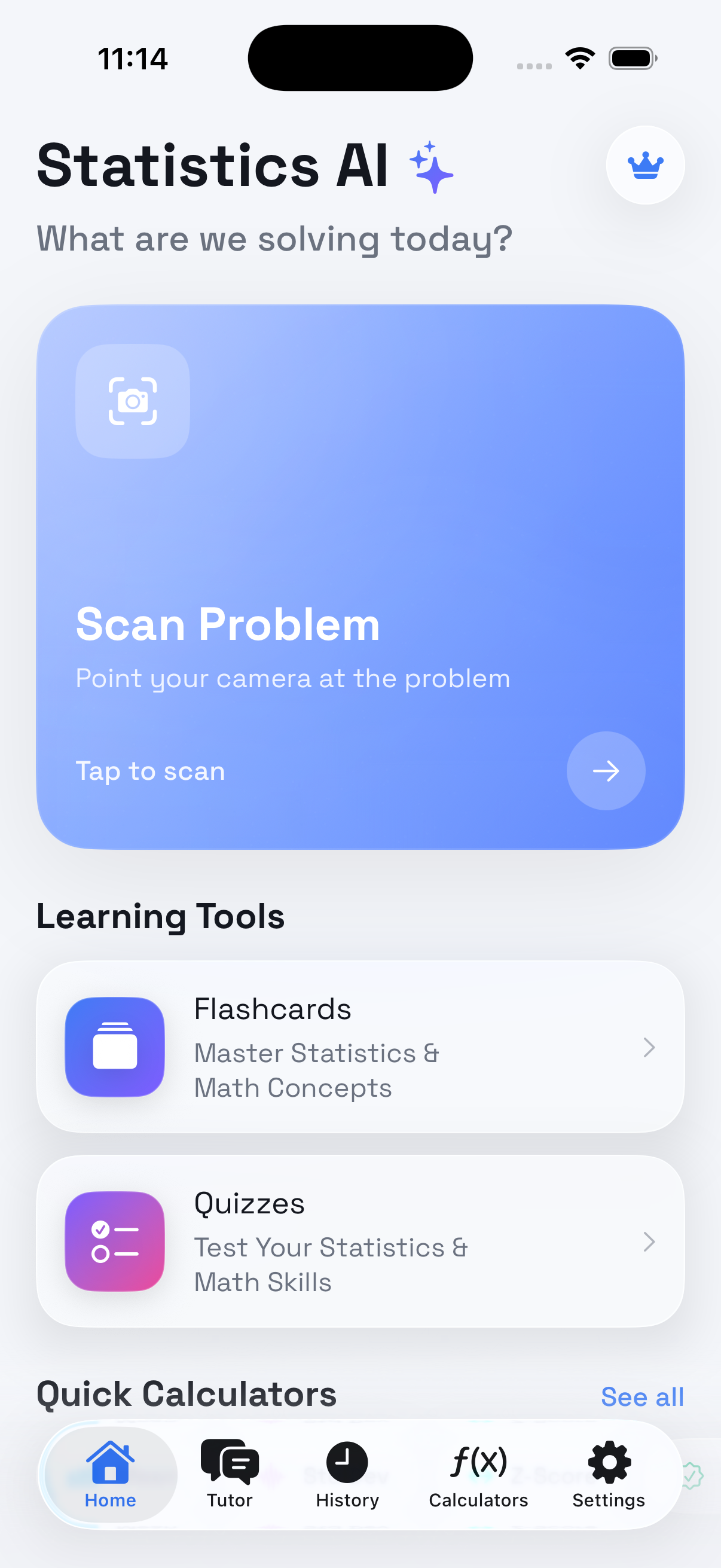 Hair Care Routine Tracker home screen in light mode